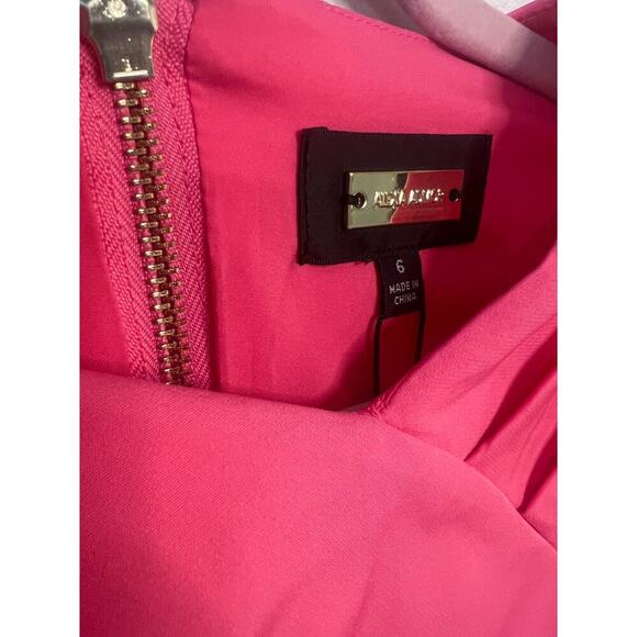 NWT Alexia Admor Hot Pink Dress Size 6 Stunning - Picture 6 of 7
